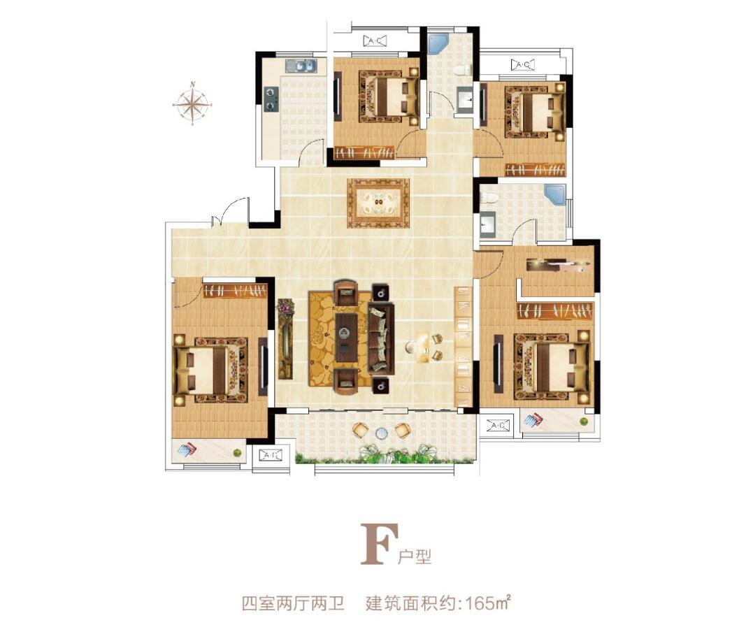 奢阔四房